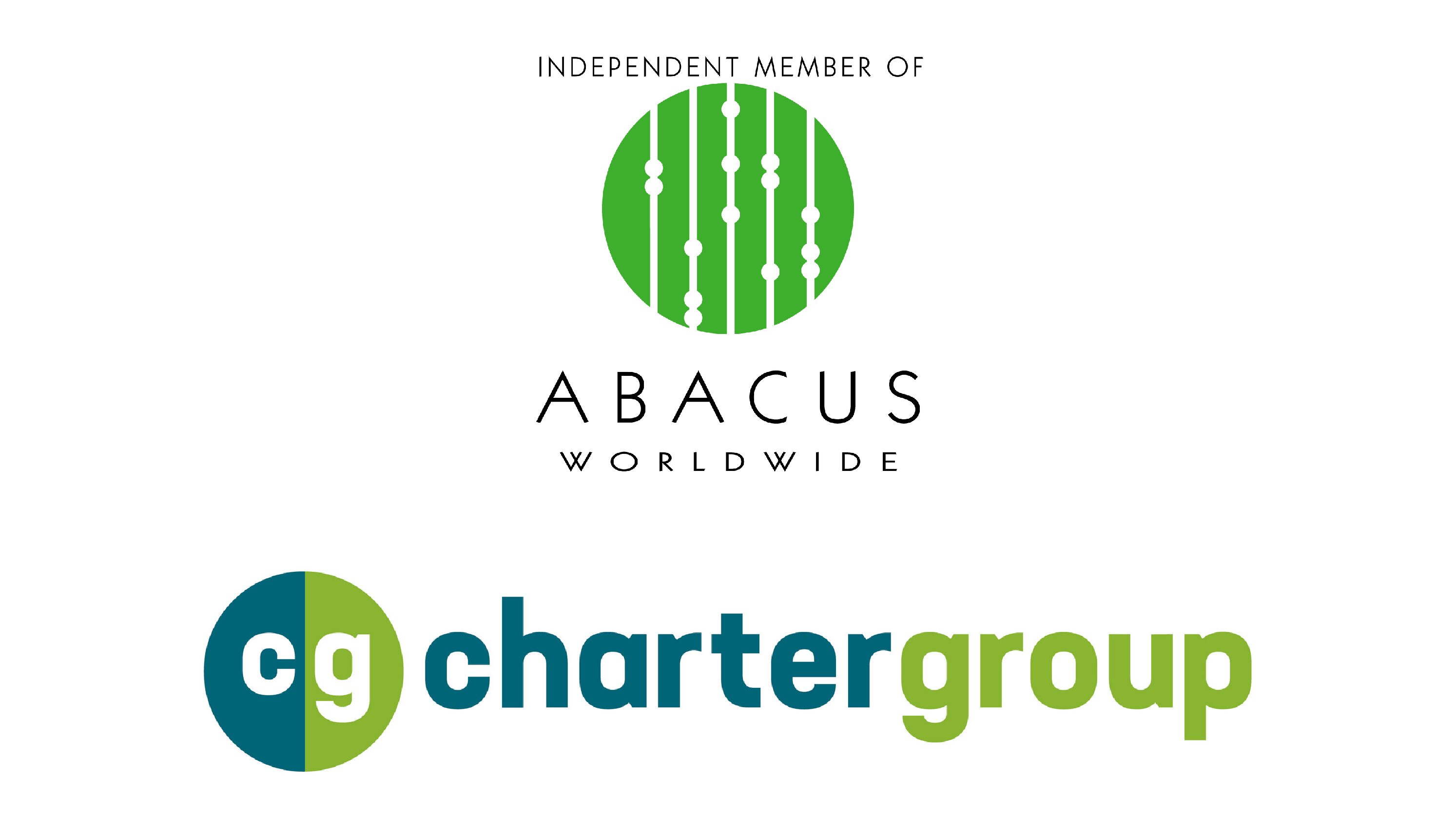We are Proud Members of CharterGroup and Abacus